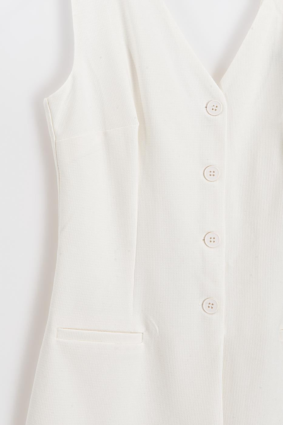 V-Neck Mini Jumpsuit