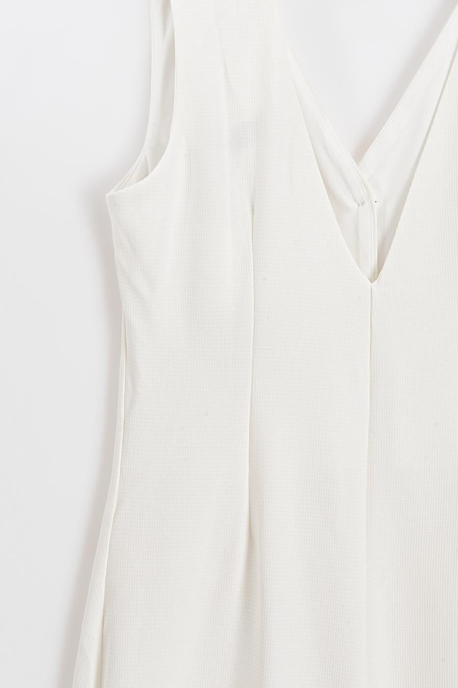 V-Neck Mini Jumpsuit