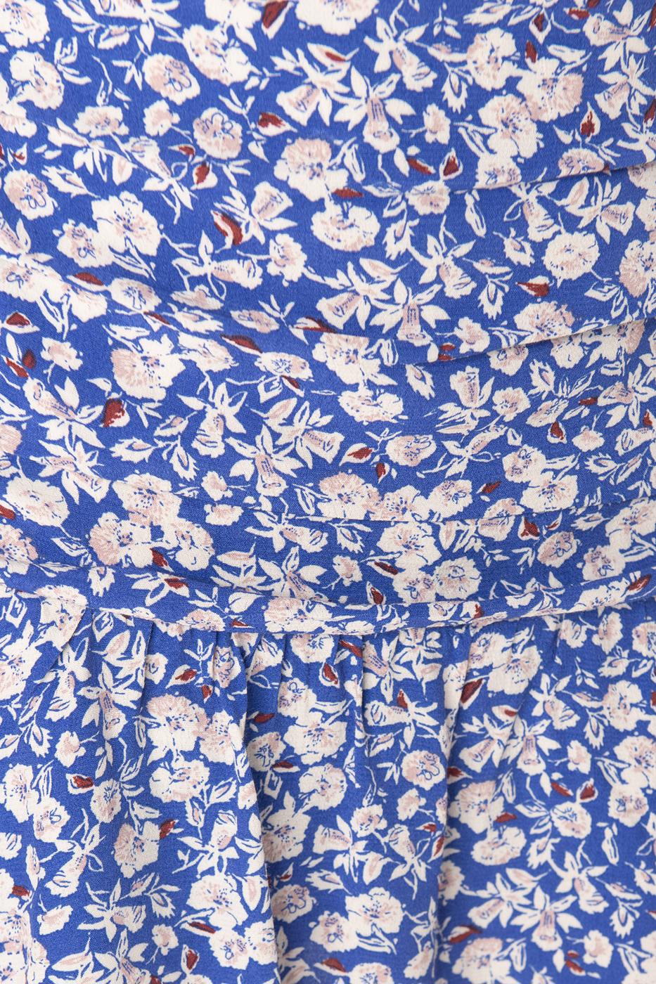 Flounced mini skort
