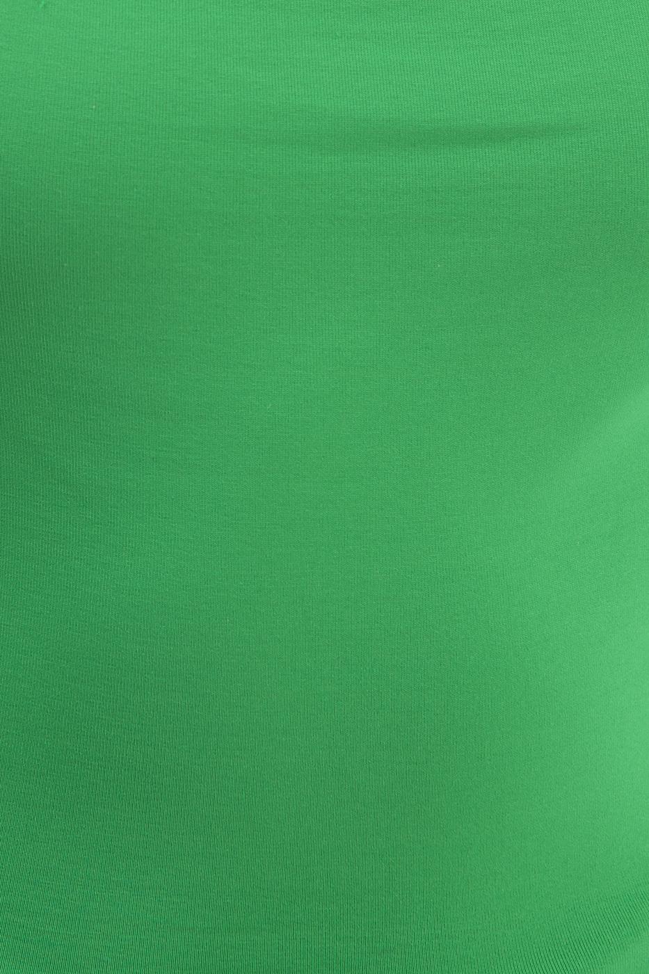 Twist neck top Green