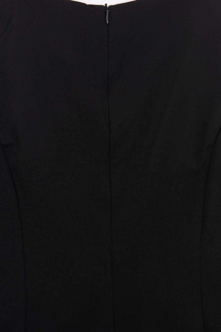 Sleeveless Blouse with Vest-like Style Black