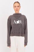 Washable Printed Sweatshirt Anthracite