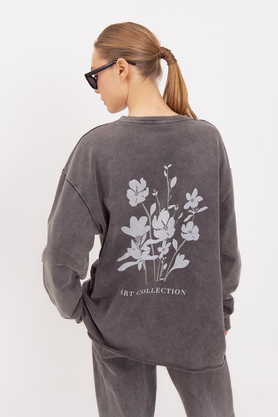 Washable Printed Sweatshirt
