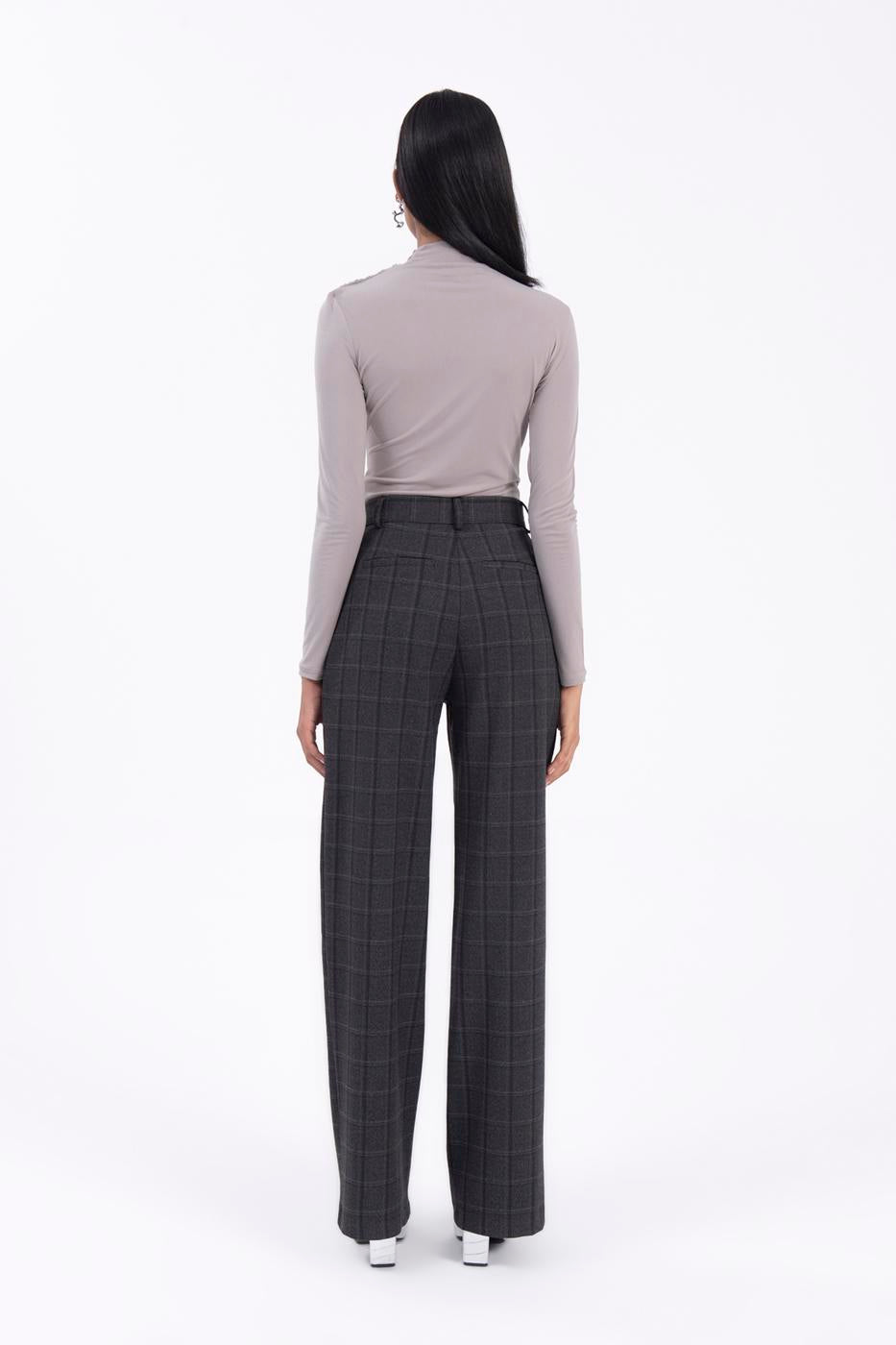 High rise trousers