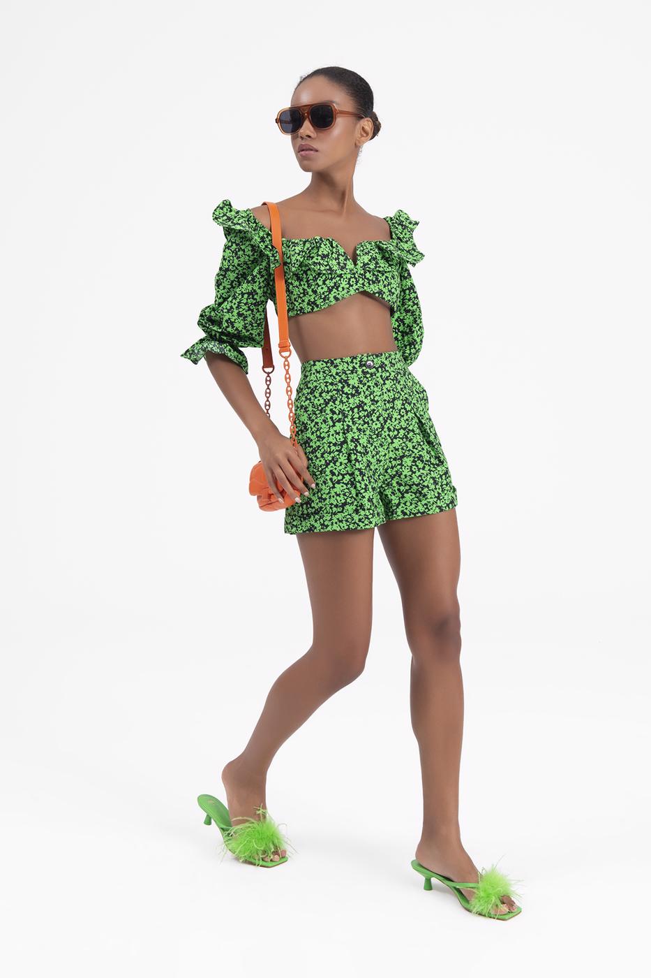 High Waist Mini Short