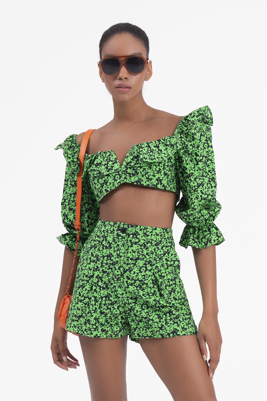 High Waist Mini Short