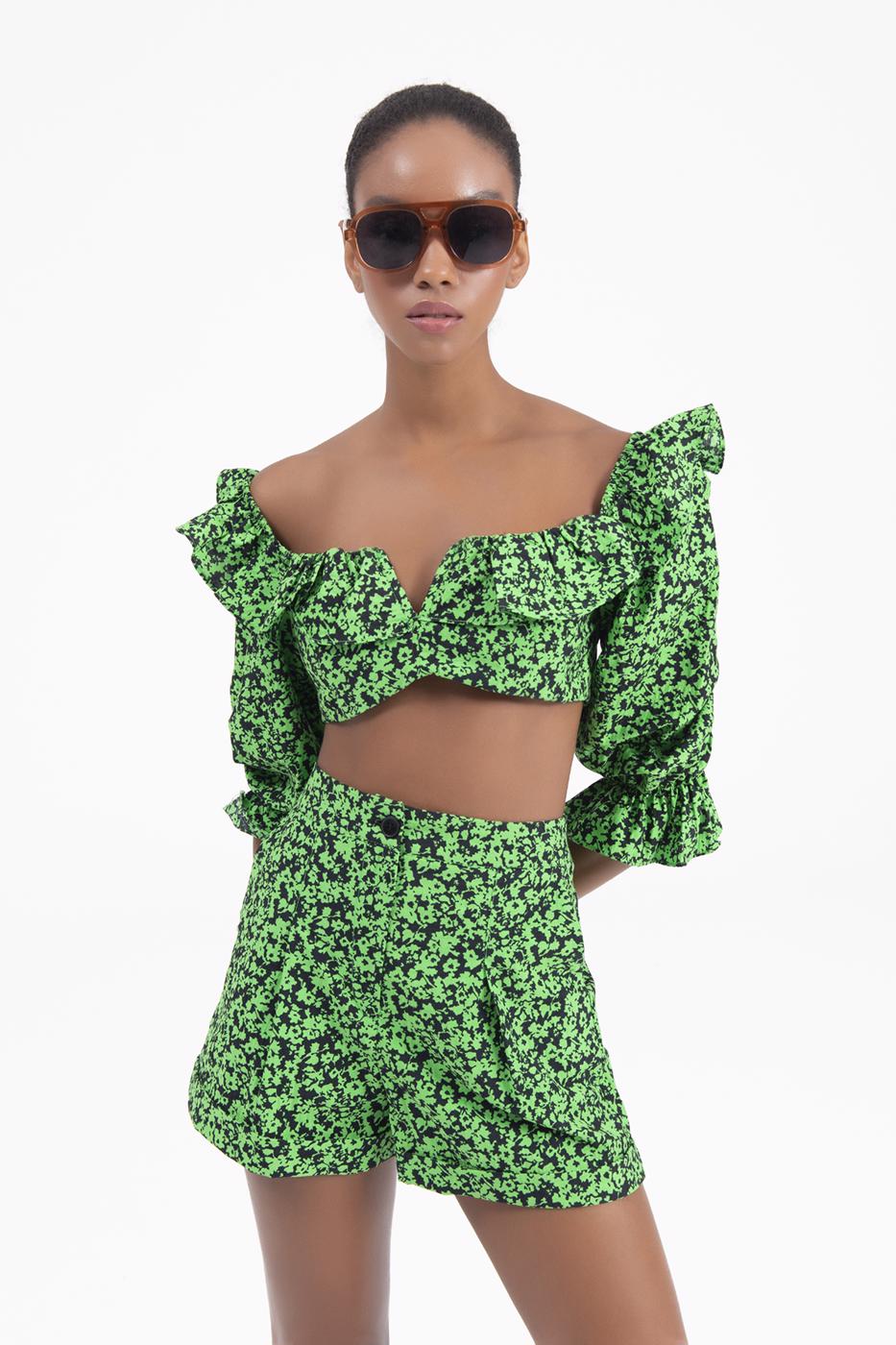 High Waist Mini Short